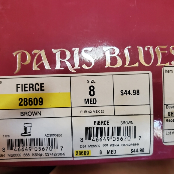 Paris Blues Lace-Up Boots - Picture 6 of 8